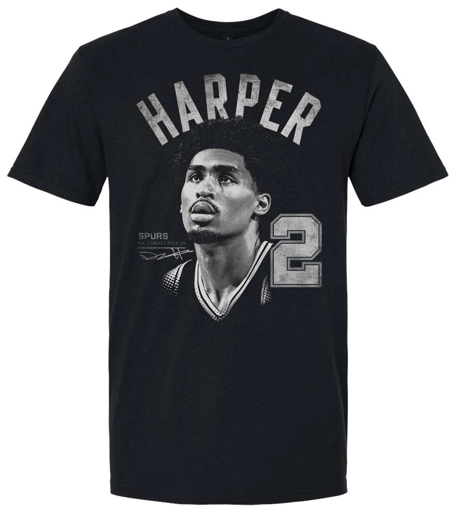 Dylan Harper San Antonio Spurs Graphic Tee  | S-5XL