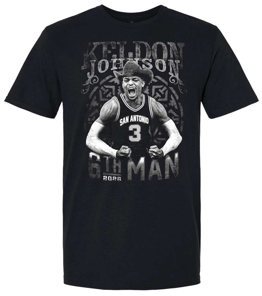 Keldon Johnson “6th Man” San Antonio Spurs Graphic Tee | S-5XL