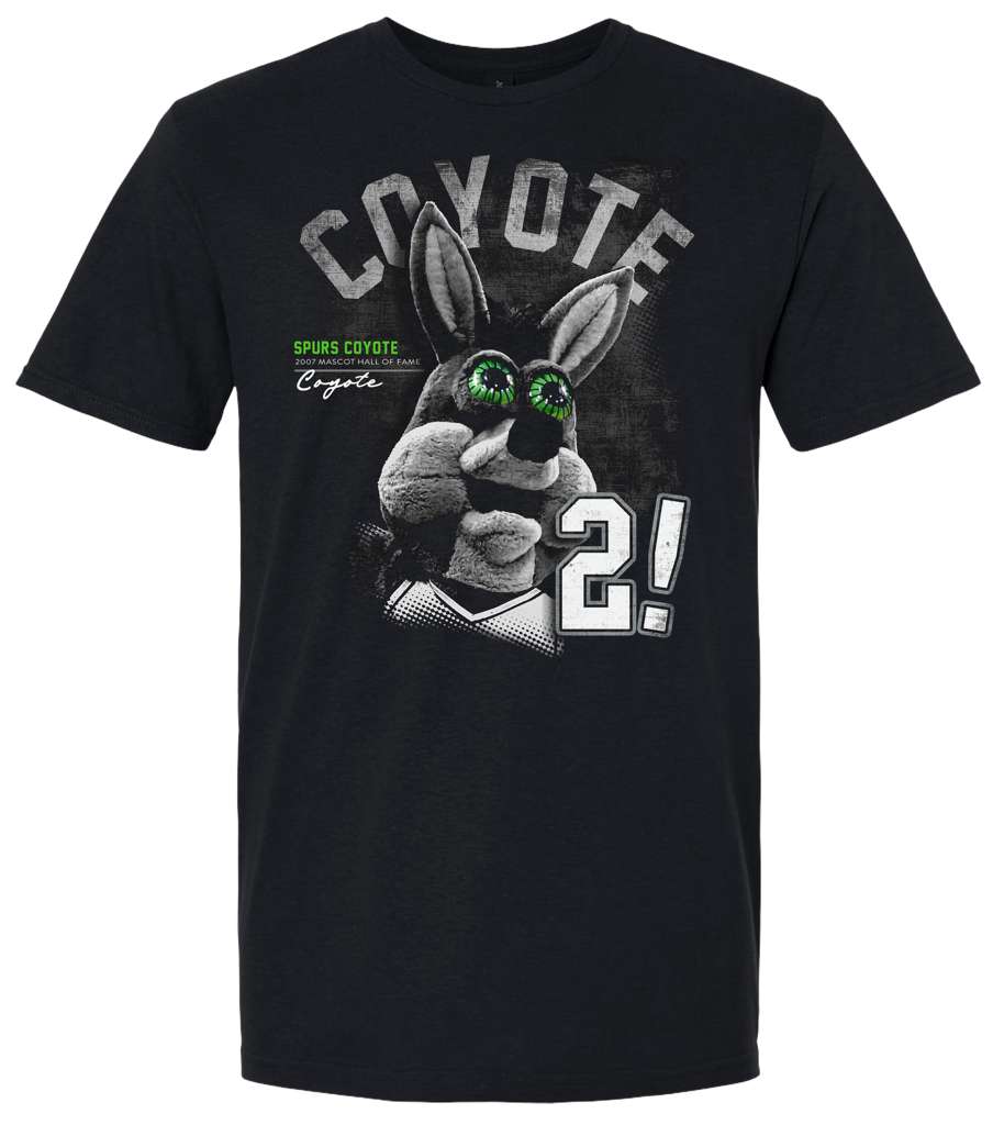San Antonio Spurs Coyote Mascot Graphic Tee | S-5XL