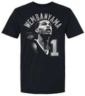 Victor Wembanyama Spurs Black Graphic T-Shirt | NBA Fan Tee S-5XL